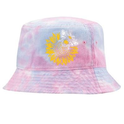 Bumblebee Sunflower Springtime Save The Bees Honeybee Tie-Dyed Bucket Hat