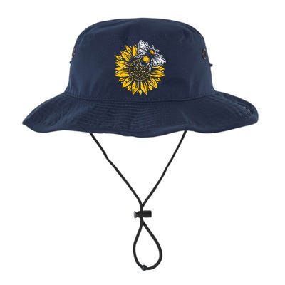 Bumblebee Sunflower Springtime Save The Bees Honeybee Legacy Cool Fit Booney Bucket Hat