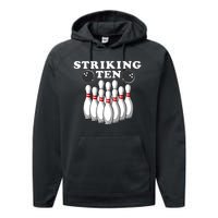 Bowling Striking Ten Performance Fleece Hoodie