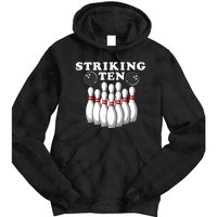 Bowling Striking Ten Tie Dye Hoodie