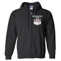 Bowling Striking Ten Full Zip Hoodie