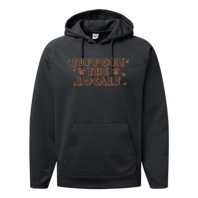 Bee Support The Locals Performance Fleece Hoodie