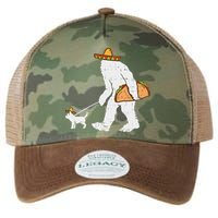 Bigfoot Sasquatch Taco Chihuahua Funny Cinco De Mayo Mexican Legacy Tie Dye Trucker Hat