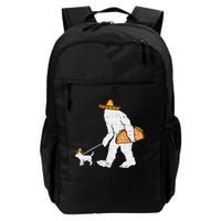 Bigfoot Sasquatch Taco Chihuahua Funny Cinco De Mayo Mexican Backpack