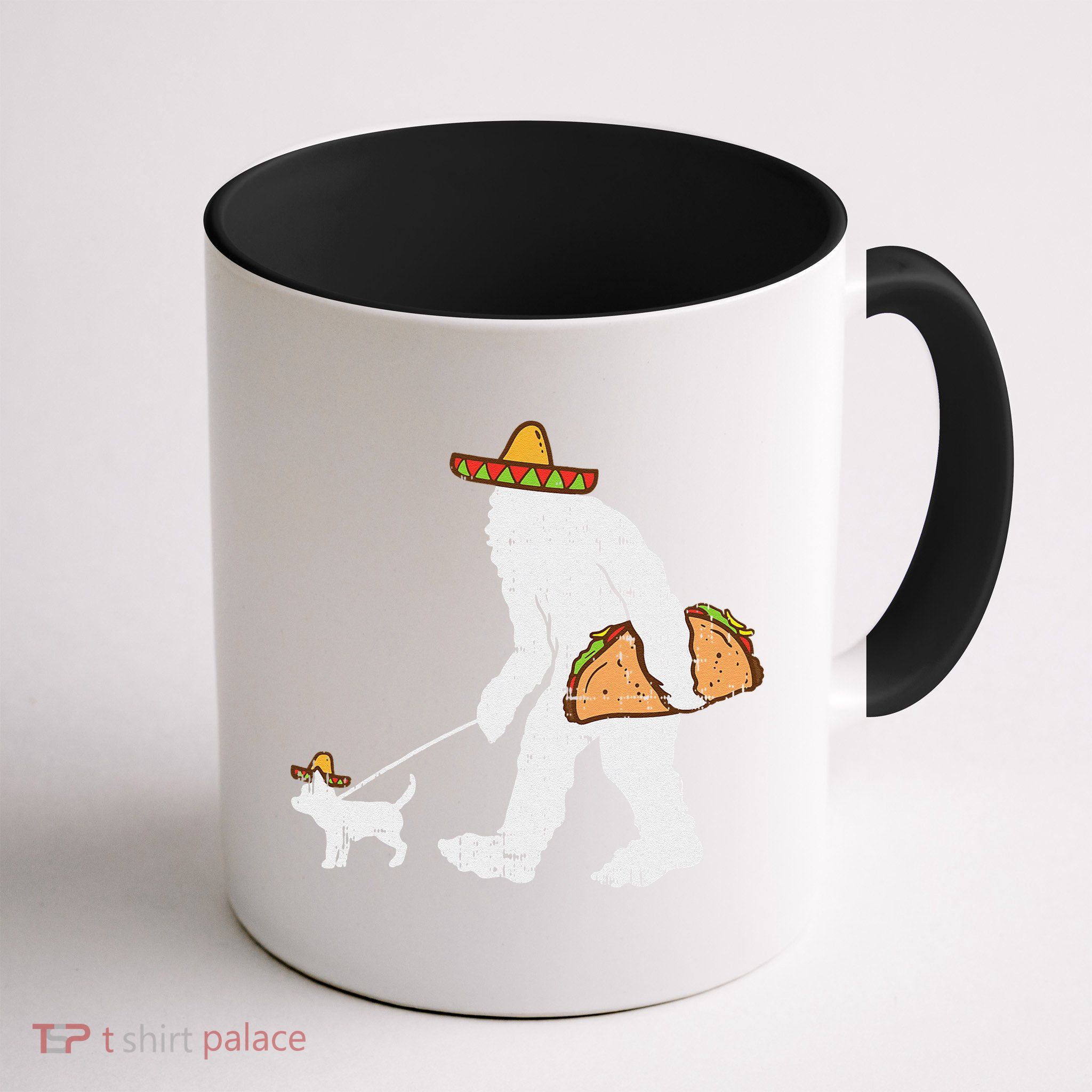 Bigfoot Sasquatch Taco Chihuahua Funny Cinco De Mayo Mexican Mug