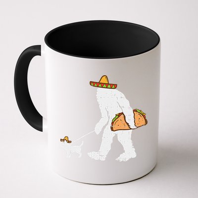 Bigfoot Sasquatch Taco Chihuahua Funny Cinco De Mayo Mexican Mug