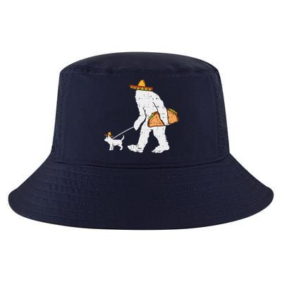 Bigfoot Sasquatch Taco Chihuahua Funny Cinco De Mayo Mexican Cool Comfort Performance Bucket Hat