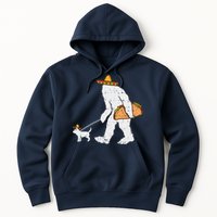 Bigfoot Sasquatch Taco Chihuahua Funny Cinco De Mayo Mexican Hoodie