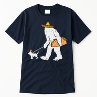 Bigfoot Sasquatch Taco Chihuahua Funny Cinco De Mayo Mexican Tall T-Shirt