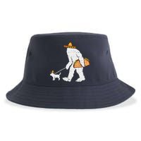 Bigfoot Sasquatch Taco Chihuahua Funny Cinco De Mayo Mexican Sustainable Bucket Hat