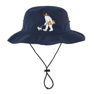 Bigfoot Sasquatch Taco Chihuahua Funny Cinco De Mayo Mexican Bucket Hat