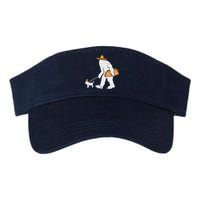 Bigfoot Sasquatch Taco Chihuahua Funny Cinco De Mayo Mexican Visor