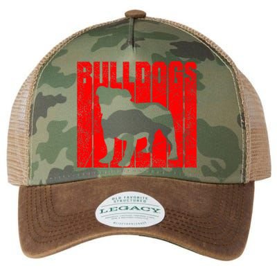 Bulldogs Sports Team Mascot Legacy Tie Dye Trucker Hat