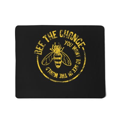 Bee Save The Bees Honeybee Bee The Change Mousepad