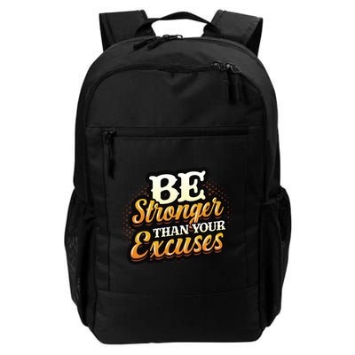 Be Stronger Than Your Excuses Fitness Gift Backpack
