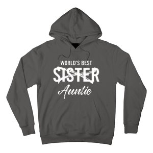 Best Sister To Aunt Pregnancy Announcement Hoodie