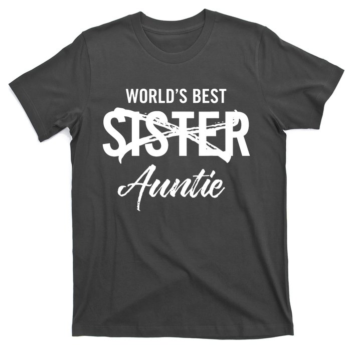 Best Sister To Aunt Pregnancy Announcement T-Shirt