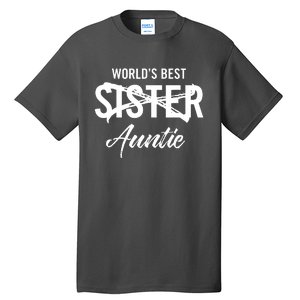 Best Sister To Aunt Pregnancy Announcement Tall T-Shirt