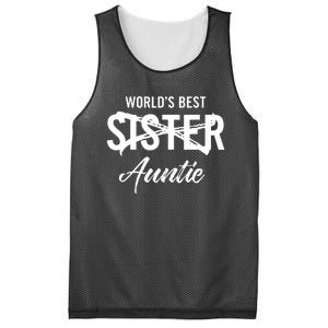 Best Sister To Aunt Pregnancy Announcement Mesh Reversible Basketball Jersey Tank