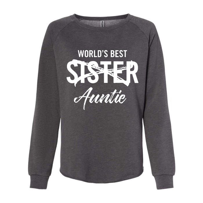 Best Sister To Aunt Pregnancy Announcement Womens California Wash Sweatshirt