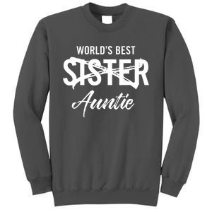 Best Sister To Aunt Pregnancy Announcement Tall Sweatshirt