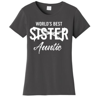 Best Sister To Aunt Pregnancy Announcement Women's T-Shirt