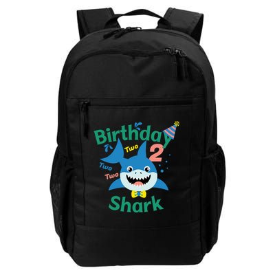 Birthday Shark Two Two Two 2nd Birthday Party Backpack