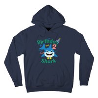 Birthday Shark Two Two Two 2nd Birthday Party Hoodie