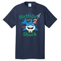 Birthday Shark Two Two Two 2nd Birthday Party Tall T-Shirt