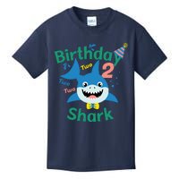 Birthday Shark Two Two Two 2nd Birthday Party Kids T-Shirt