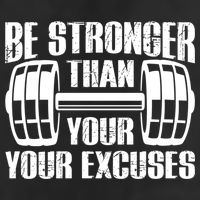 Be Stronger Than Your Excuses Motivational Workout Fitness Gift Hat