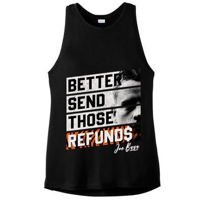 Better Send Those Refunds Cincinnati Football Fan Ladies PosiCharge Tri-Blend Wicking Tank