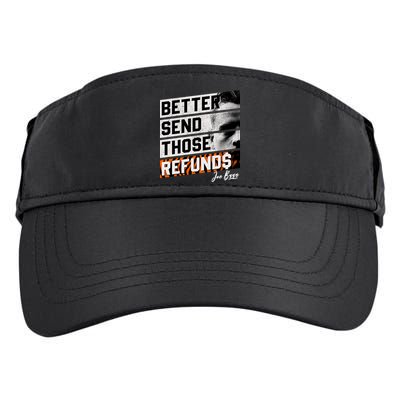 Better Send Those Refunds Cincinnati Football Fan Adult Drive Performance Visor