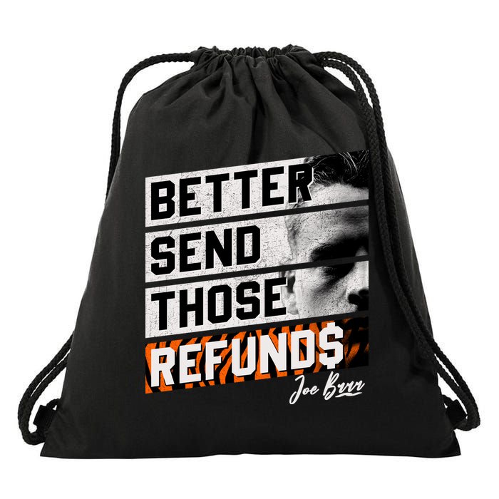 Better Send Those Refunds Cincinnati Football Fan Drawstring Bag