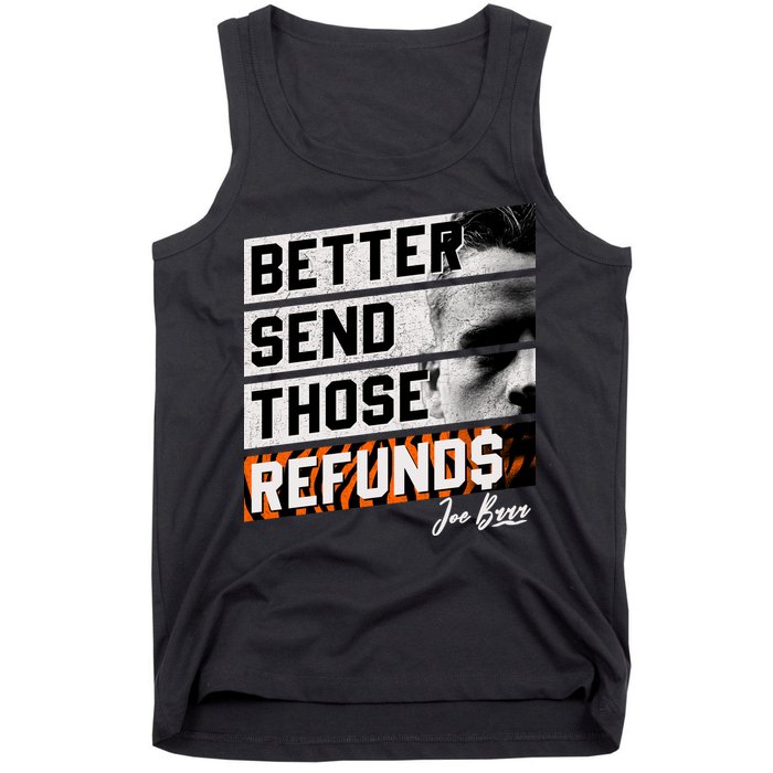 Better Send Those Refunds Cincinnati Football Fan Tank Top
