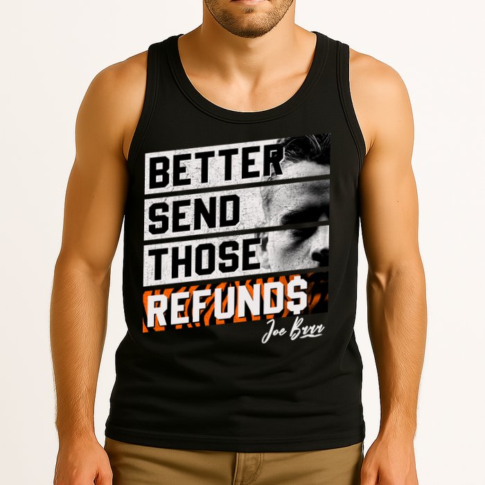 Better Send Those Refunds Cincinnati Football Fan Tank Top
