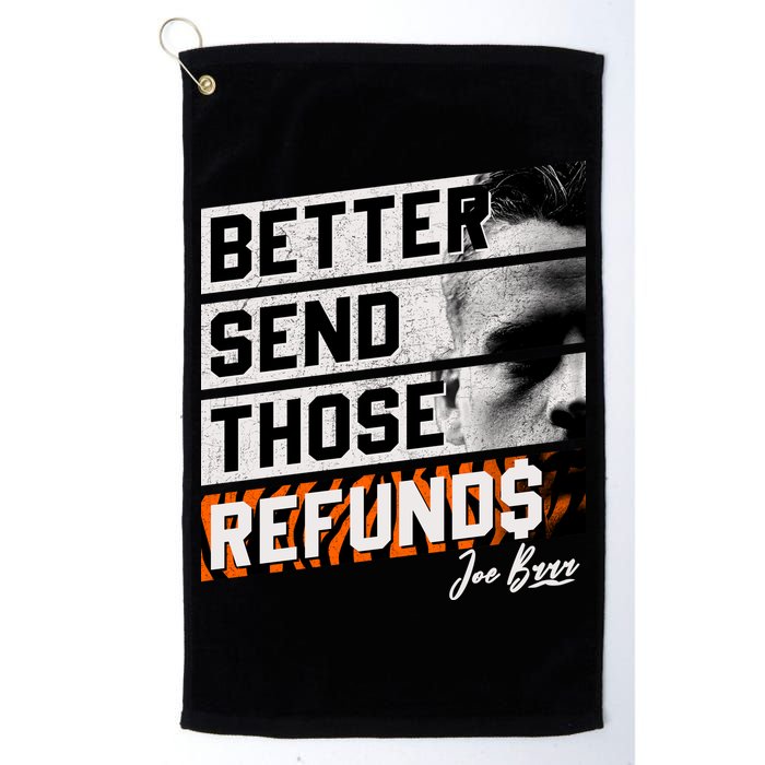 Better Send Those Refunds Cincinnati Football Fan Golf Towel