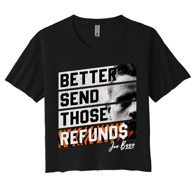 Better Send Those Refunds Cincinnati Football Fan Crop Top