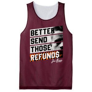 Better Send Those Refunds Cincinnati Football Fan Mesh Reversible Basketball Jersey Tank