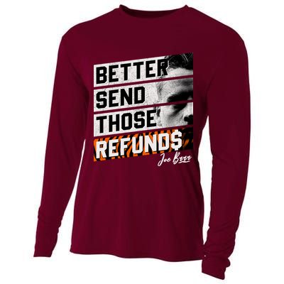Better Send Those Refunds Cincinnati Football Fan Cooling Performance Long Sleeve Crew