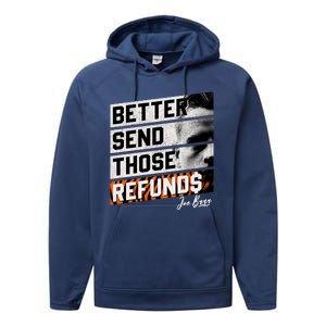 Better Send Those Refunds Cincinnati Football Fan Performance Fleece Hoodie