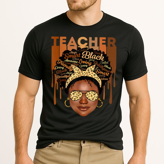 Black Smart Teacher Cooling Performance Crew T-Shirt