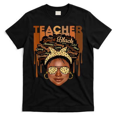 Black Smart Teacher T-Shirt