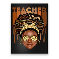 Black Smart Teacher Poster
