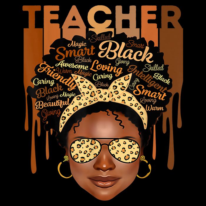 Black Smart Teacher Poster