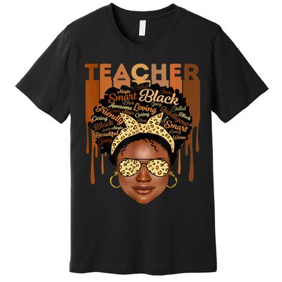 Black Smart Teacher Premium T-Shirt