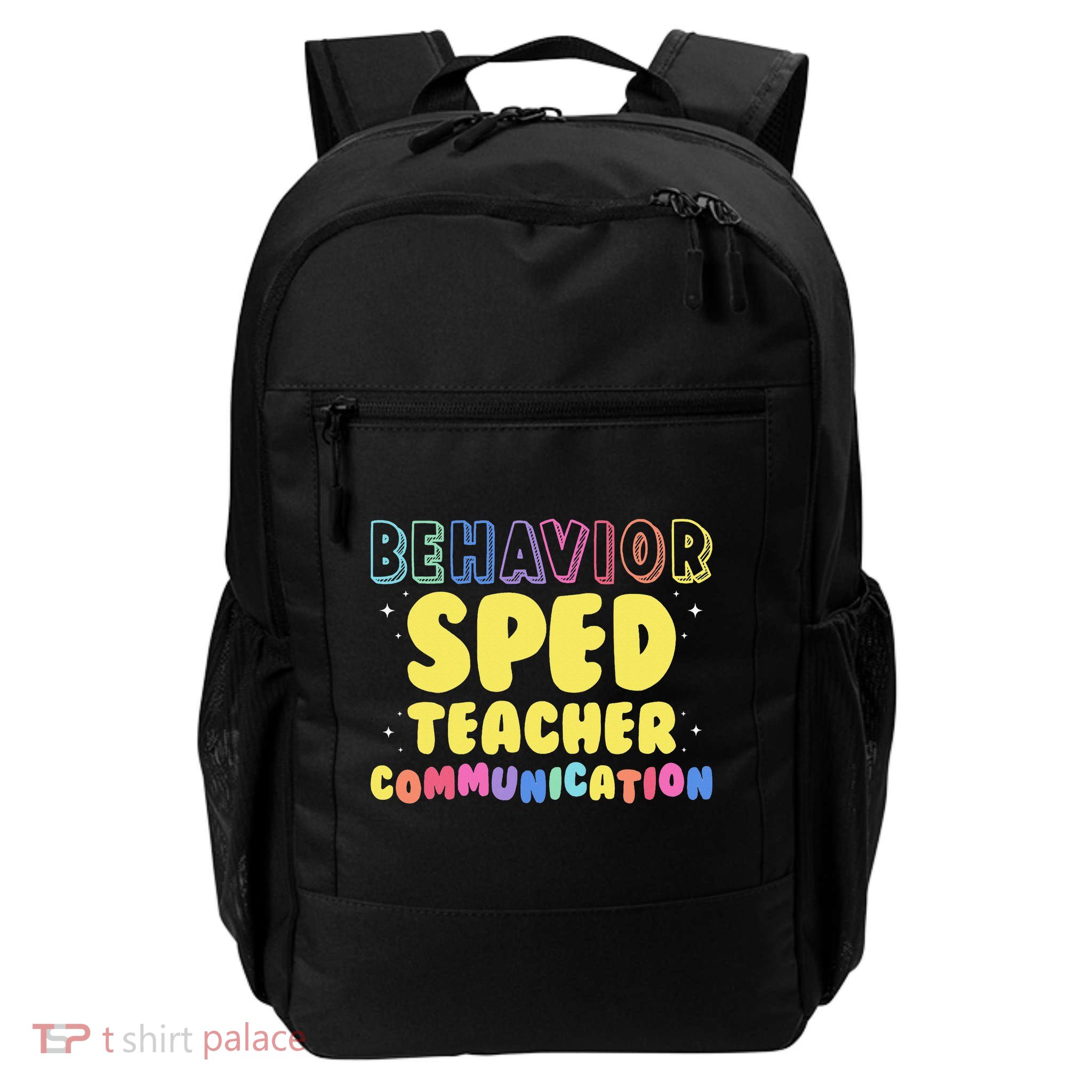 Behavior SPED Teacher Communication - Funny Behavior Daily Commute Backpack