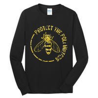 Bee Save The Bees Protect The Pollinators Tall Long Sleeve T-Shirt