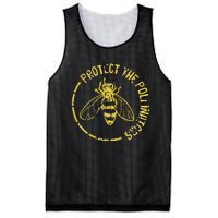 Bee Save The Bees Protect The Pollinators Mesh Reversible Basketball Jersey Tank