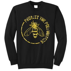 Bee Save The Bees Protect The Pollinators Tall Sweatshirt